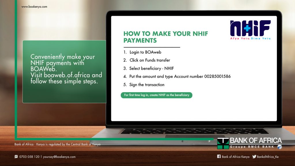 Nhif statement via phone picture